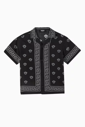 Medusa Bandana Shirt in Viscose