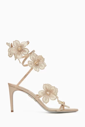 Floriane 105 Sandals in Leather