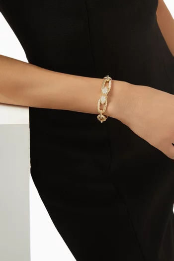 Vintage Serpent Diamond Bohème Bracelet in 18kt Gold