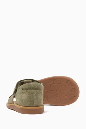 Poppy Easy Sandals in Suede