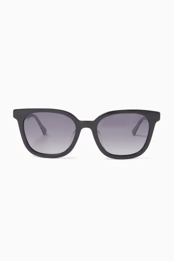 Jorja Square Sunglasses in Eco Acetate