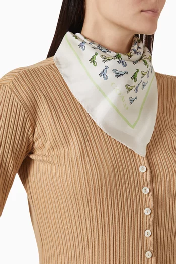 باندانا بنقشة تي ريكس حرير