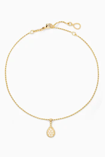 Serpent Bohème Anklet in 18kt Gold
