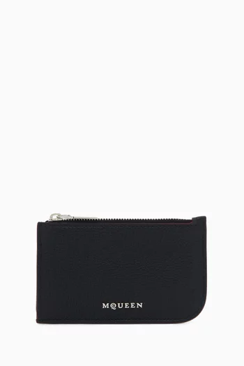 Sling Card Holder in Leather