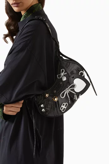 XS Le Cagole Shoulder Bag in Arena Lambskin