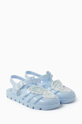Butterfly Jelly Sandals in Rubber