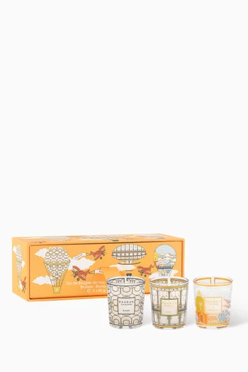 Trio Travel Candles My First Baobab Trio Bruxelles-Roma-A Saint-Tropez