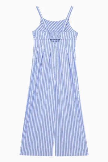 Striped Wide-leg Jumpsuit