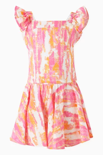 Smock Top & Skirt Set