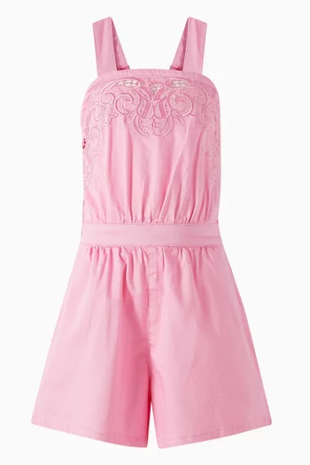 Embroidered Romper
