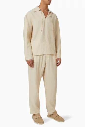 Exclusive Resort Pants in Linen Blend