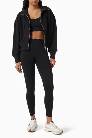 لغينغز بخصر مرتفع قماش فري سوفت