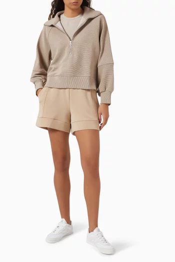 تي شيرت ريجينا بقصة ضيقة مزيج قطن