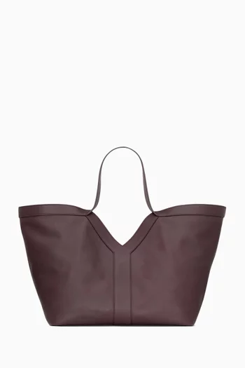 Y Tote Bag in Grained Leather