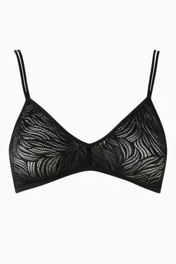 CK Instinct Triangle Bra in Sheer Lace