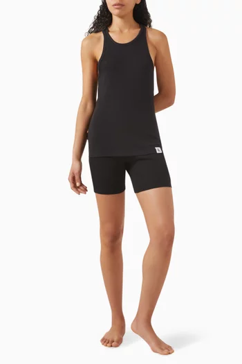 Logo Slim-fit Tank Top in Organic-cotton