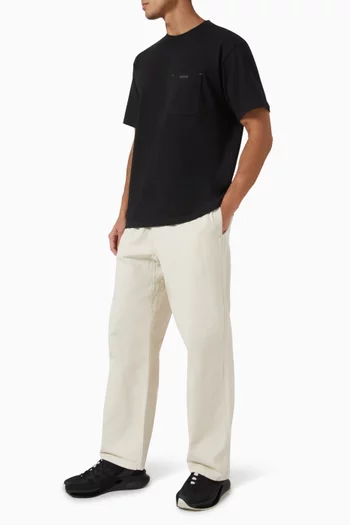 Straight Fit Pants in Cotton Twill
