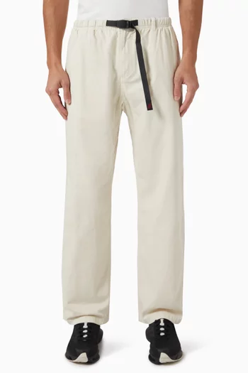 Straight Fit Pants in Cotton Twill