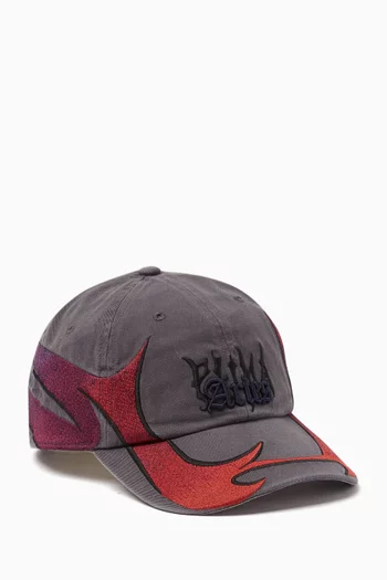 x Aries Baseball Cap in Cotton
