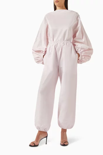 Balloon-sleeve Bodysuit