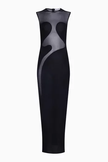Molded Gown in Mesh