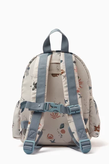 Andreas Marine-print Backpack