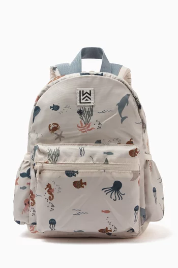 Andreas Marine-print Backpack
