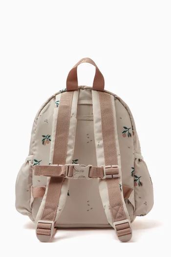 Andreas Peach-print Backpack