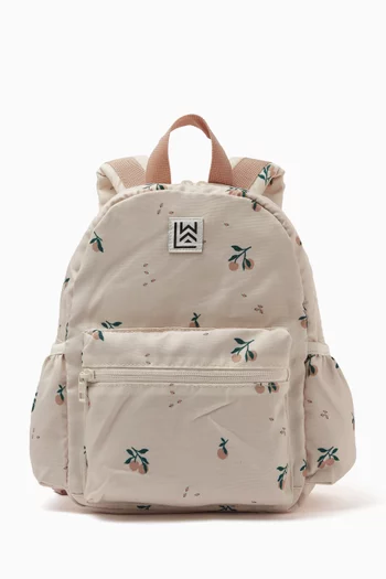 Andreas Peach-print Backpack