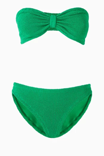 Jean Bandeau Bikini Set in Original Crinkle™