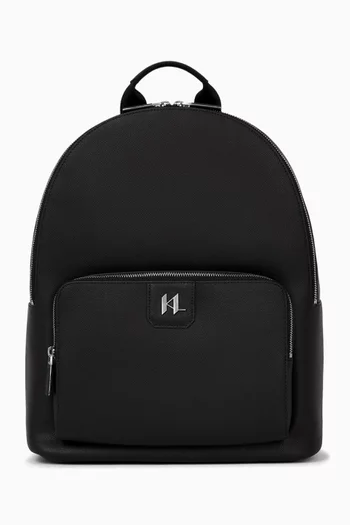 K/Monogram Backpack in Leather