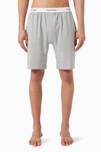 Logo Lounge-sleep Shorts in Stretch Cotton