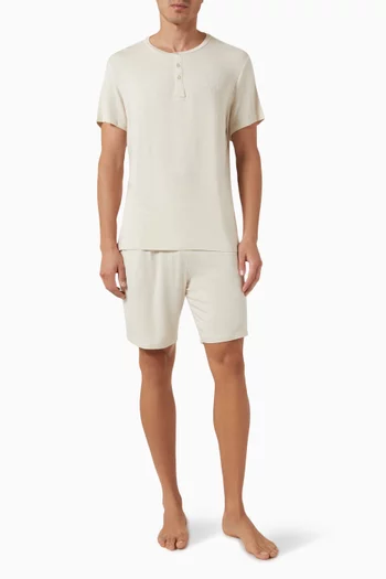 Sleep Shorts in Modal-jersey