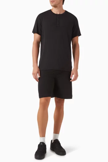 Lounge Henley T-shirt in Modal