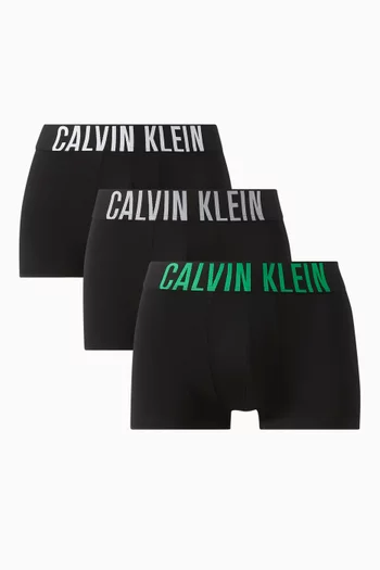 Intense Power Low-rise Trunks in Micro-stretch, Set of 3