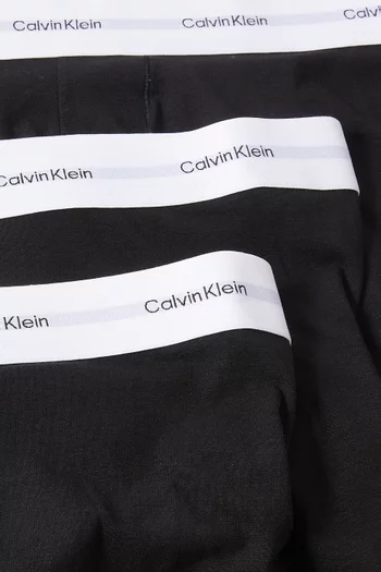 Boxer Briefs in Stretch Cotton-blend, Set of 3