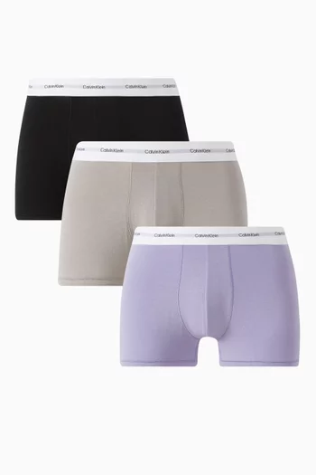 Boxer Briefs in Stretch Cotton Modal, Set of 3