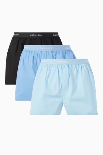 Icon Slim-fit Boxers in Cotton, Set of 3