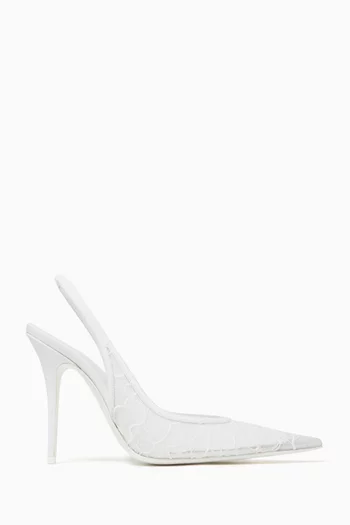 Anok 105 Slingback Pumps in Lace