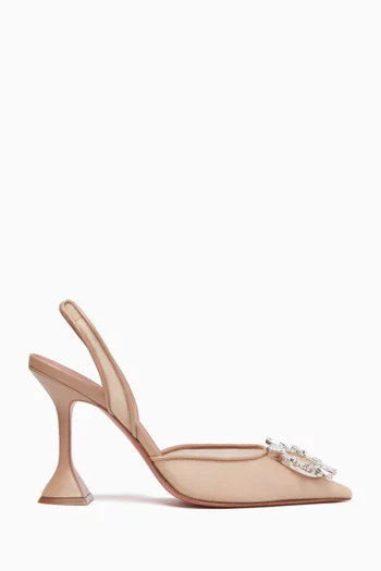 Begum 70 Slingback Pumps in Mesh