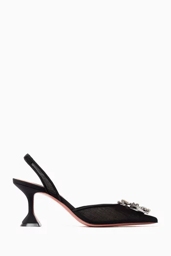 Begum 70 Slingback Pumps in Mesh