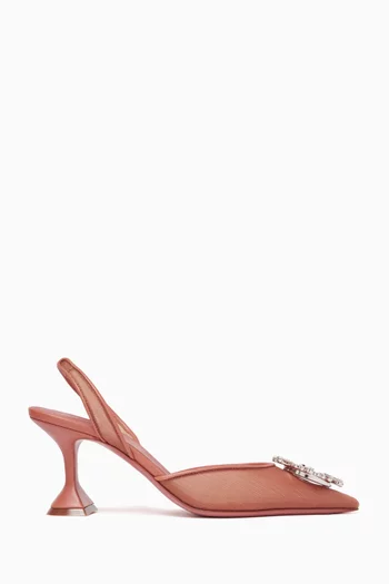 Begum 70 Slingback Pumps in Mesh
