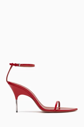 Bruna 95 Sandals in Patent Leather