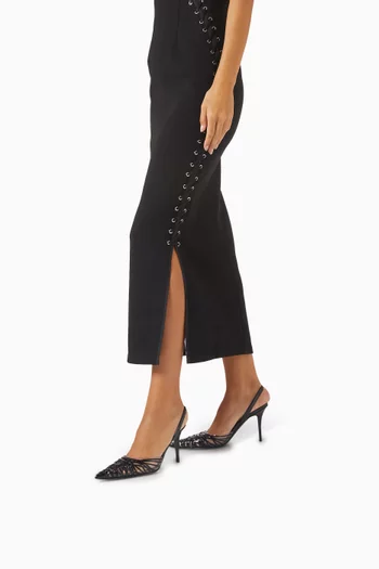 Lori 90 Slingback Pumps in Patent Leather