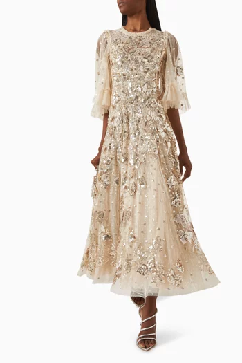 Papillon Sequin-embellished Gown in Tulle