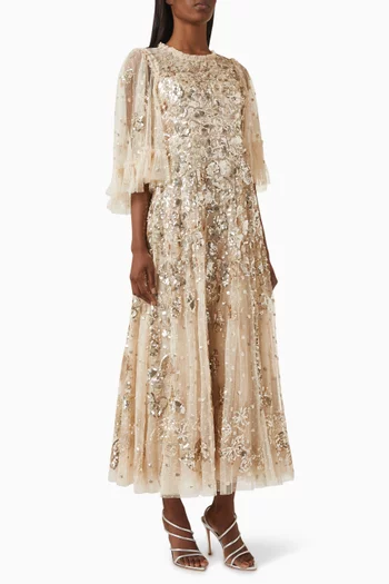 Papillon Sequin-embellished Gown in Tulle