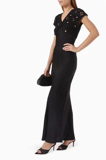 Elodie Shell Dress in Crochet