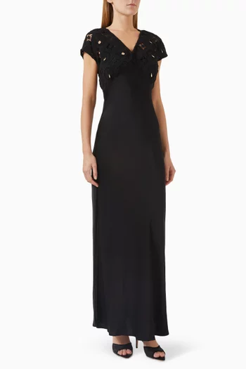 Elodie Shell Dress in Crochet