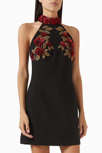 Rosetta Halter Mini Dress