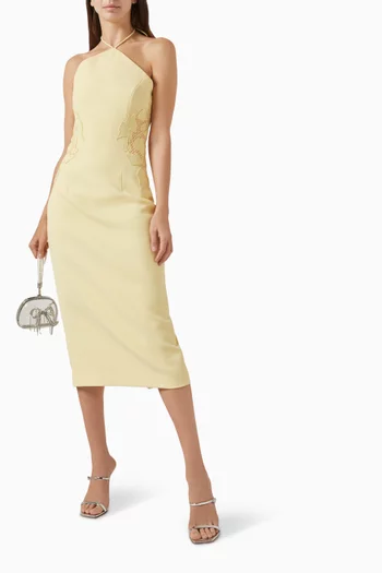 Lulu Halterneck Midi Dress